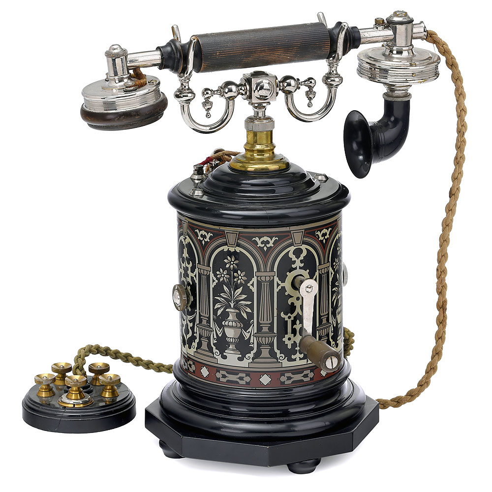 "Coffee Grinder" Desk Telephone by L.M. Ericsson, 1895